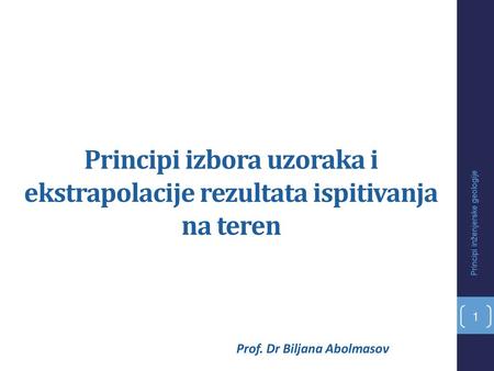 Prof. Dr Biljana Abolmasov