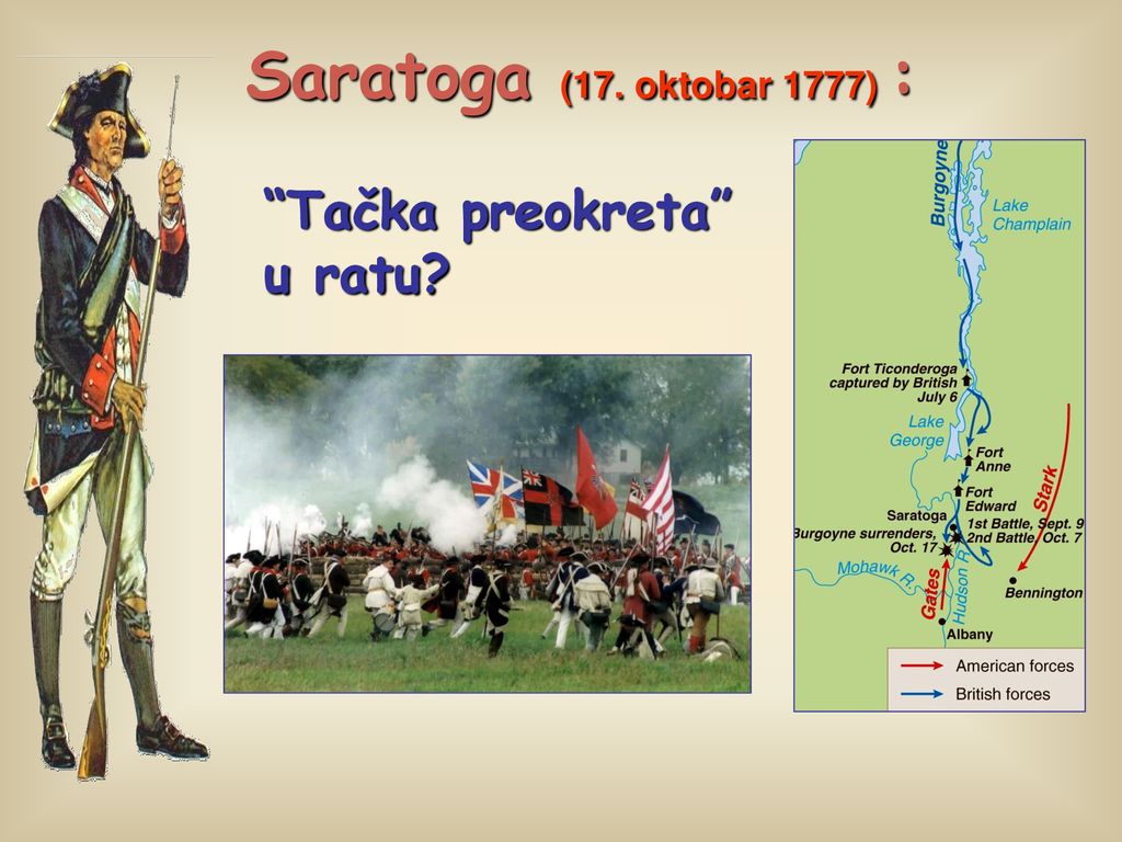Saratoga (17. oktobar 1777) : Tačka preokreta u ratu