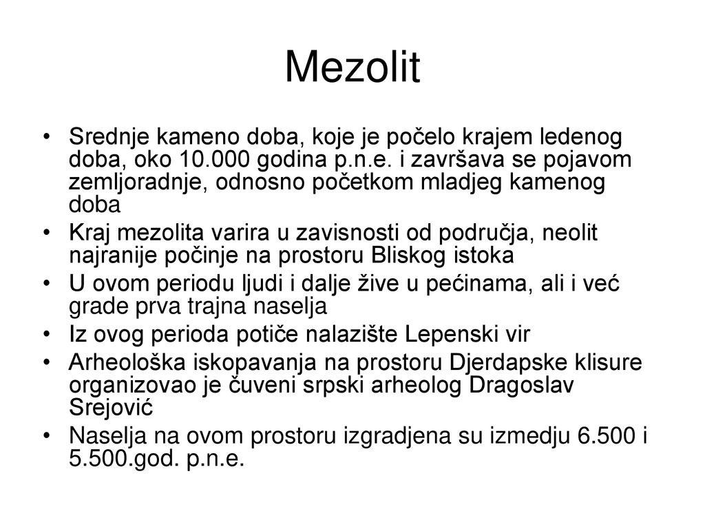Mezolit
