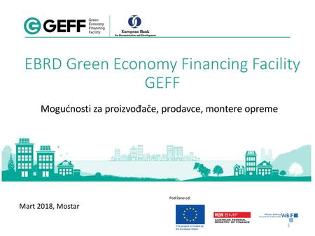 EBRD Green Economy Financing Facility GEFF