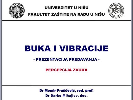 Dr Momir Praščević, red. prof.
