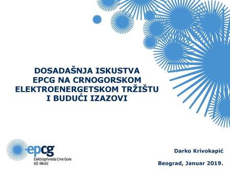 EPCG na Crnogorskom elektroenergetskom tržištu
