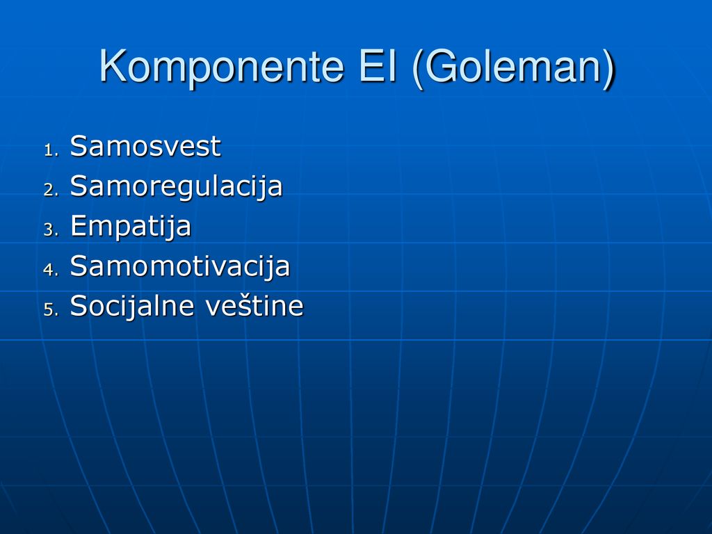 Komponente EI (Goleman)