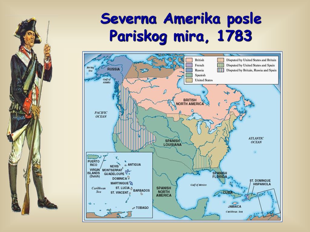 Severna Amerika posle Pariskog mira, 1783