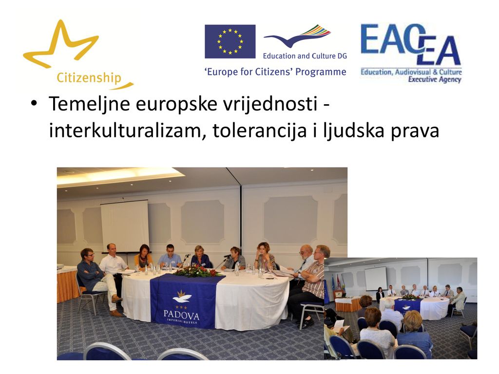 Temeljne europske vrijednosti - interkulturalizam, tolerancija i ljudska prava
