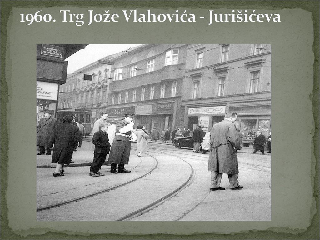 1960. Trg Jože Vlahovića - Jurišićeva