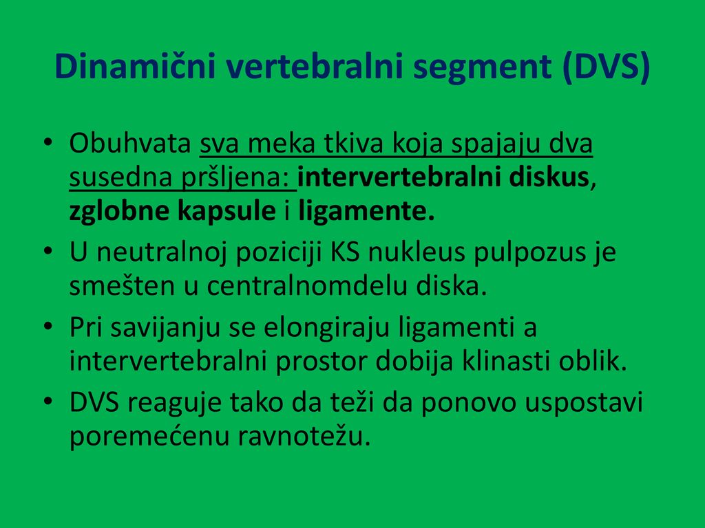 Dinamični vertebralni segment (DVS)
