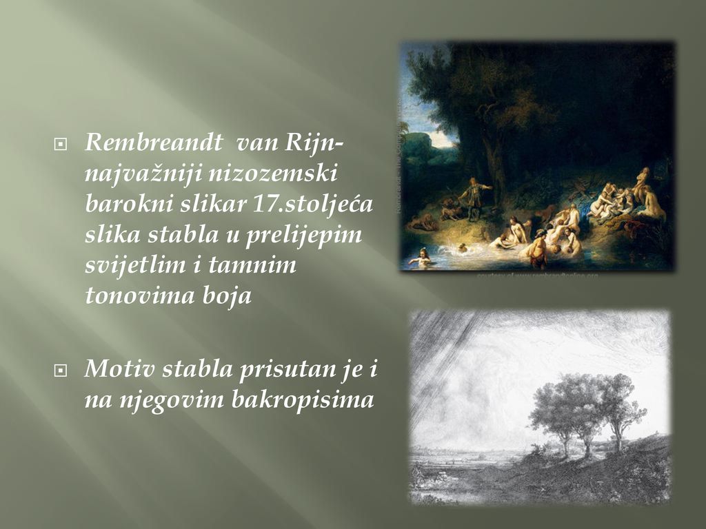 Rembreandt van Rijn- najvažniji nizozemski barokni slikar 17