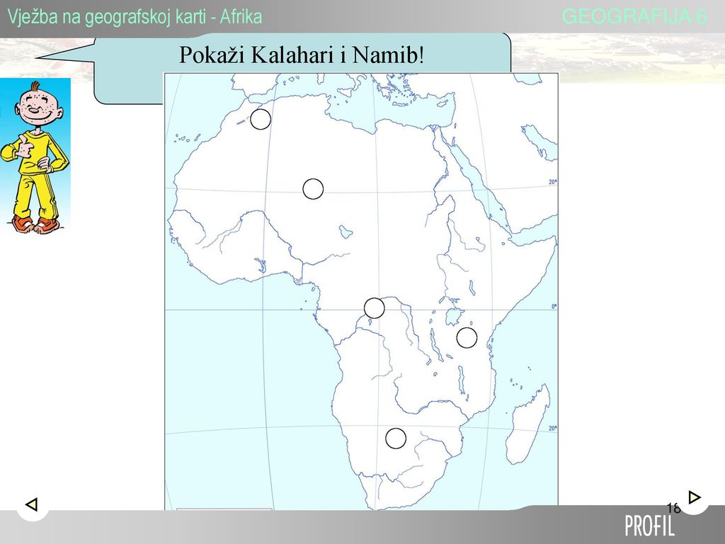 Pokaži Kalahari i Namib!