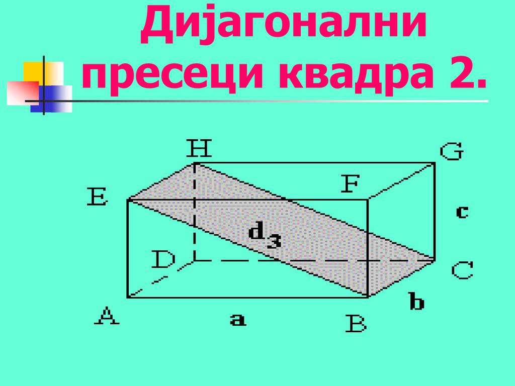 Дијагонални пресеци квадра 2.