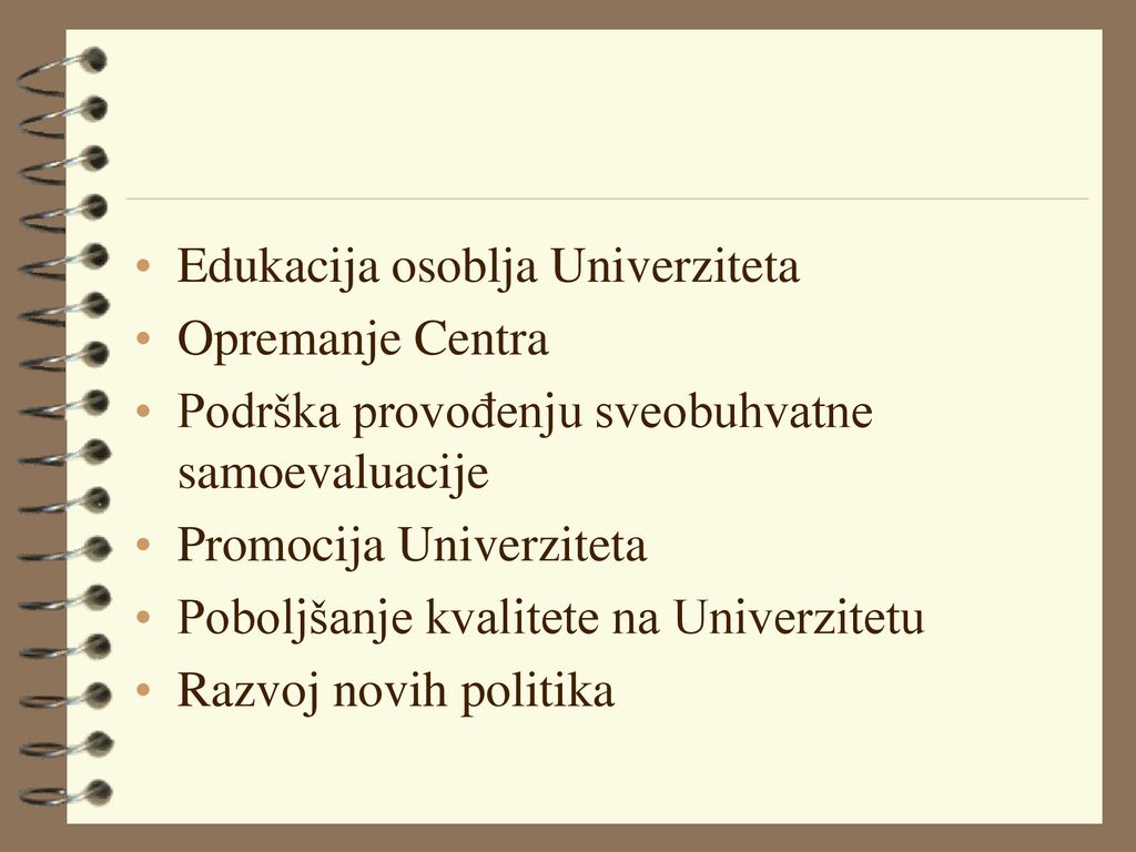 Edukacija osoblja Univerziteta