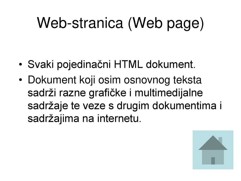 Web-stranica (Web page)