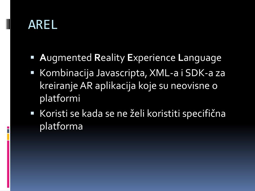 AREL Augmented Reality Experience Language