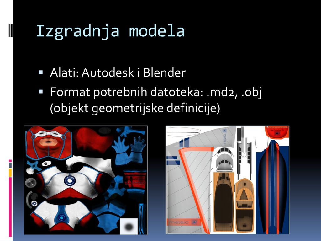 Izgradnja modela Alati: Autodesk i Blender