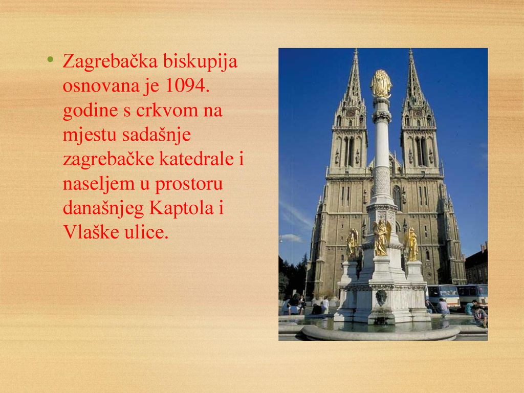 Zagrebačka biskupija osnovana je 1094