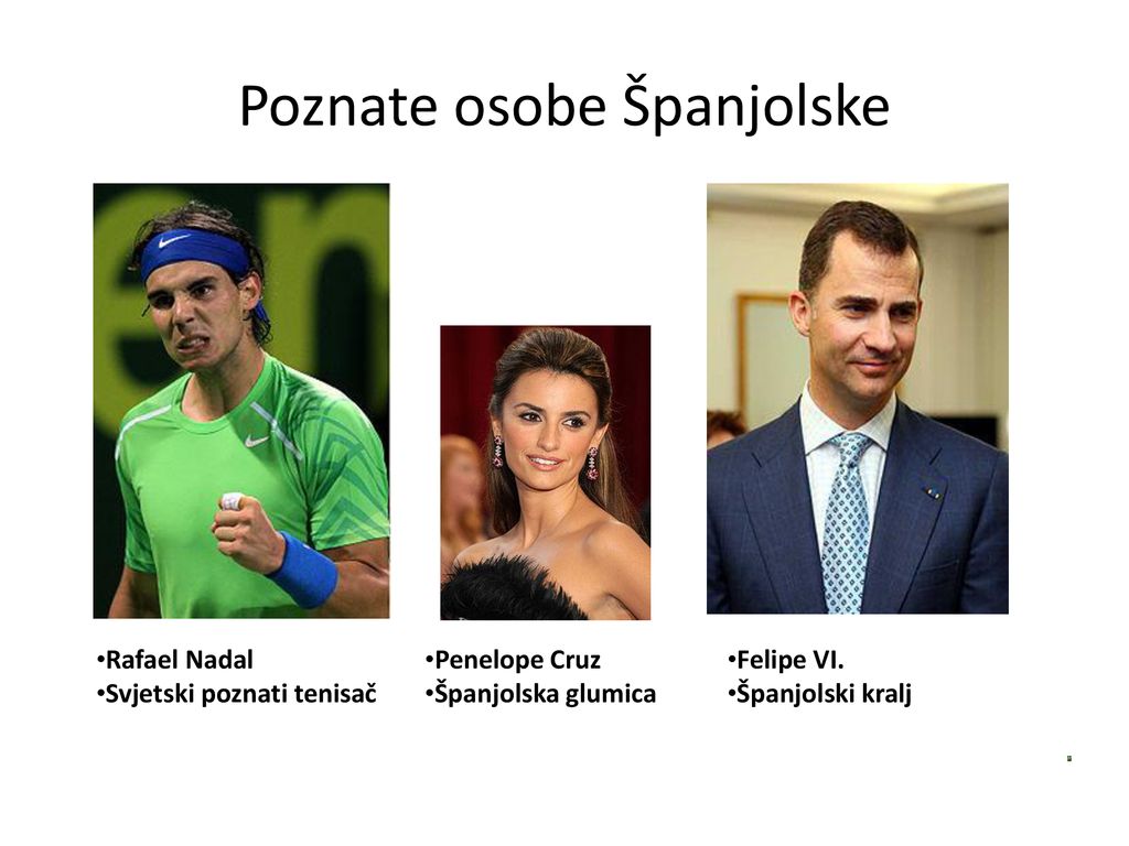 Poznate osobe Španjolske