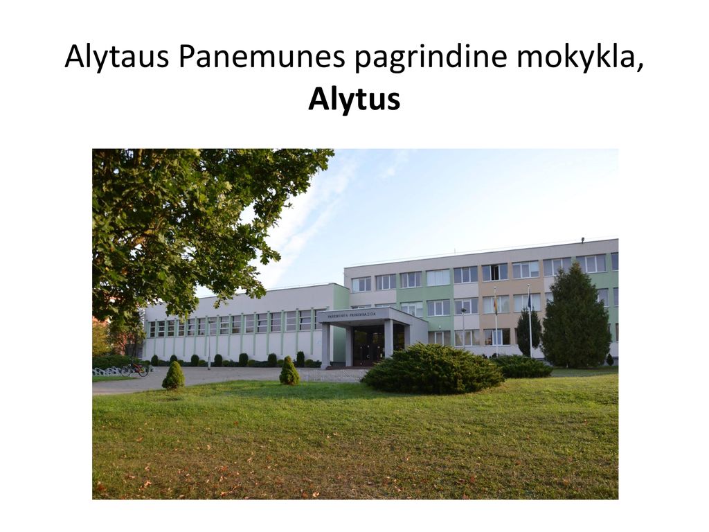 Alytaus Panemunes pagrindine mokykla, Alytus