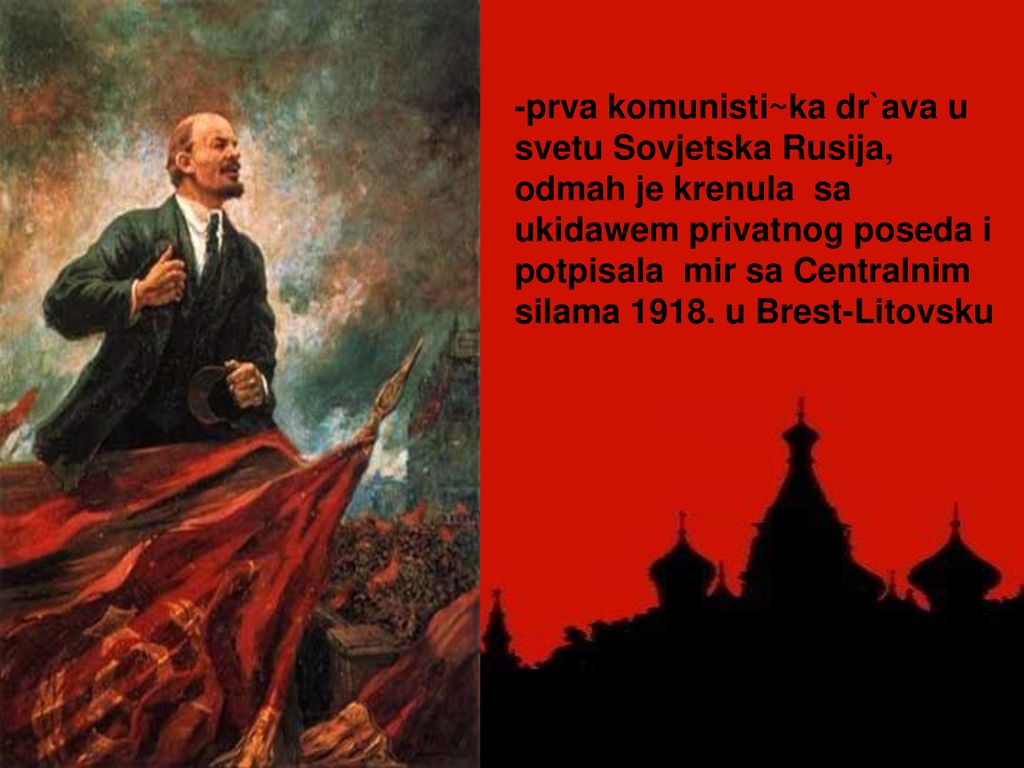 -prva komunisti~ka dr`ava u