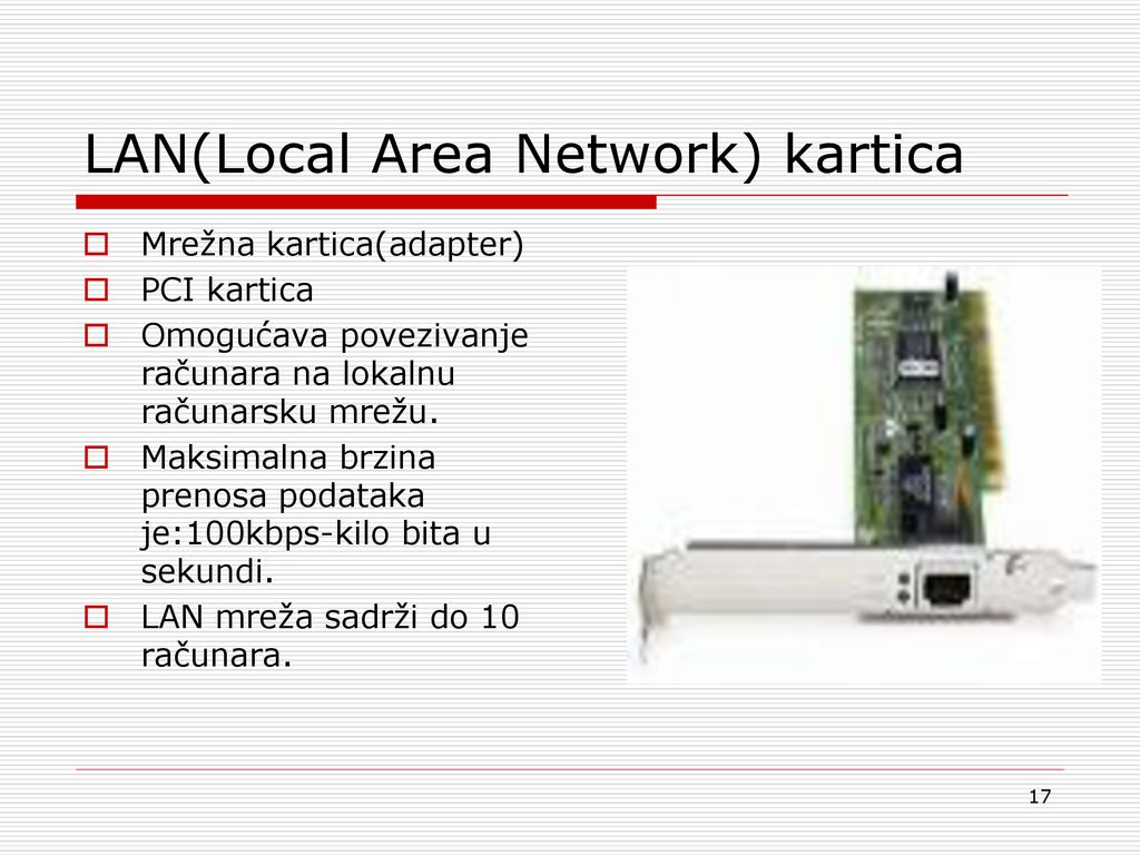LAN(Local Area Network) kartica