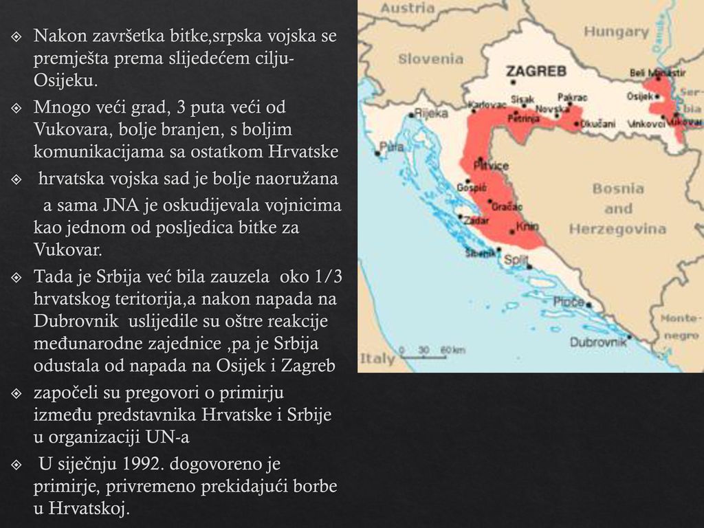 Nakon završetka bitke,srpska vojska se premješta prema slijedećem cilju-Osijeku.