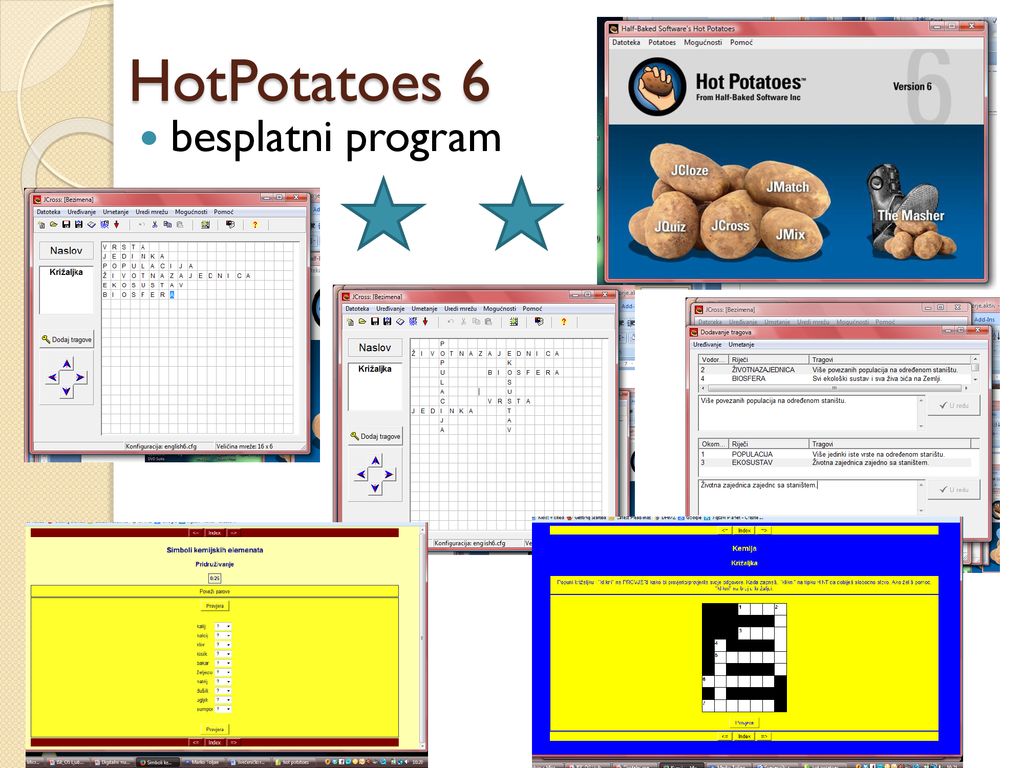 HotPotatoes 6 besplatni program
