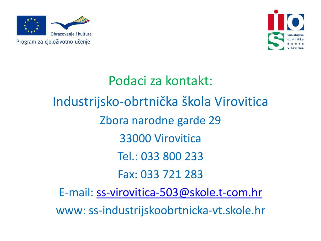 Industrijsko-obrtnička škola Virovitica