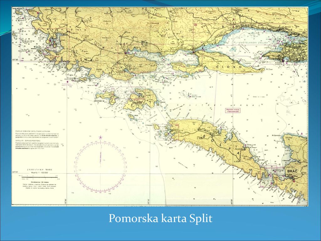 Pomorska karta Split