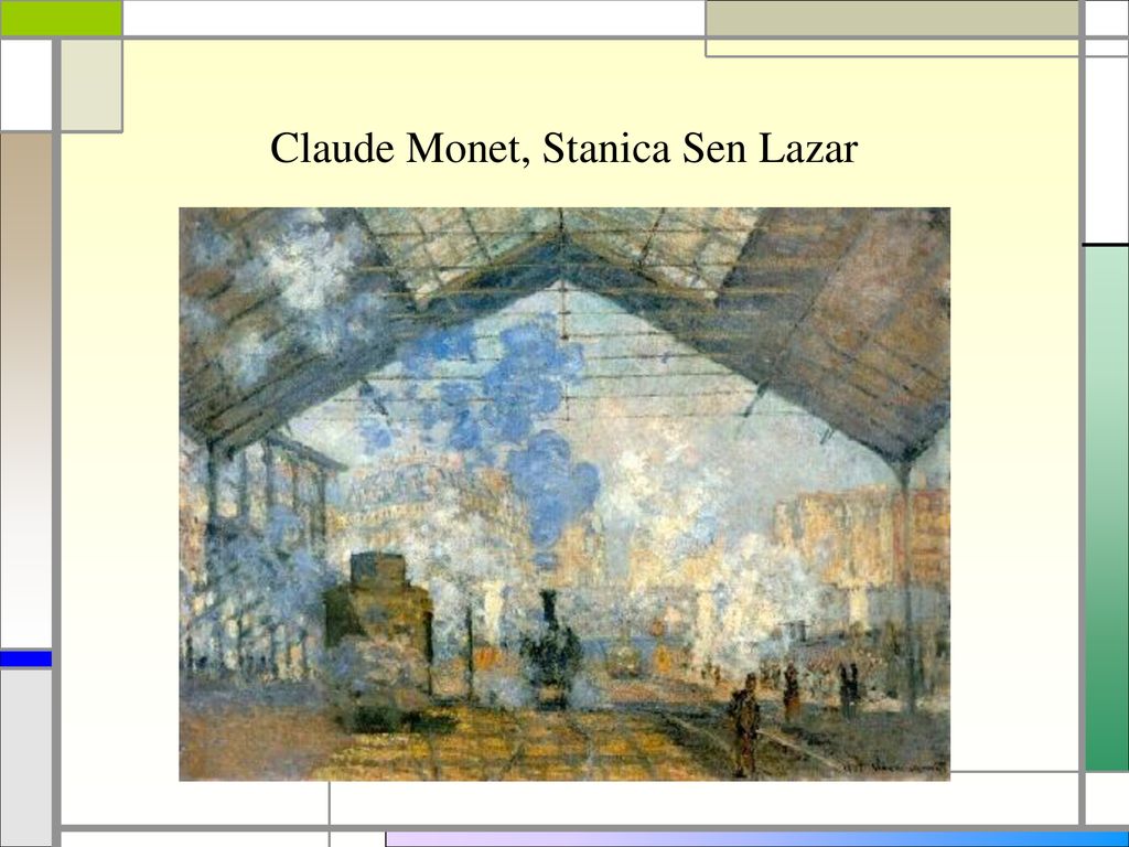 Claude Monet, Stanica Sen Lazar