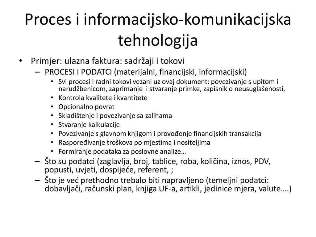 Proces i informacijsko-komunikacijska tehnologija