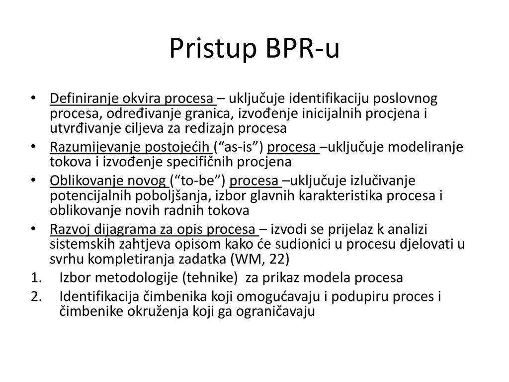Pristup BPR-u