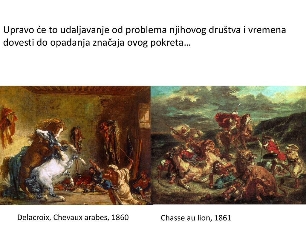Delacroix, Chevaux arabes, 1860