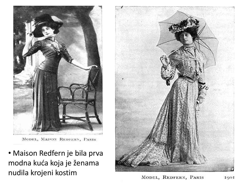 Maison Redfern je bila prva modna kuća koja je ženama nudila krojeni kostim